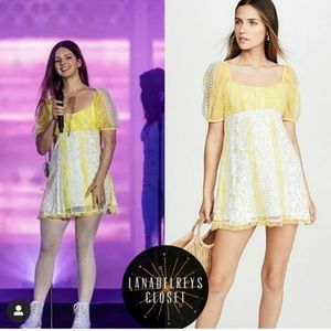 For Love & Lemons Limoncello Dress ASO Lana Del Rey!! 🌼
